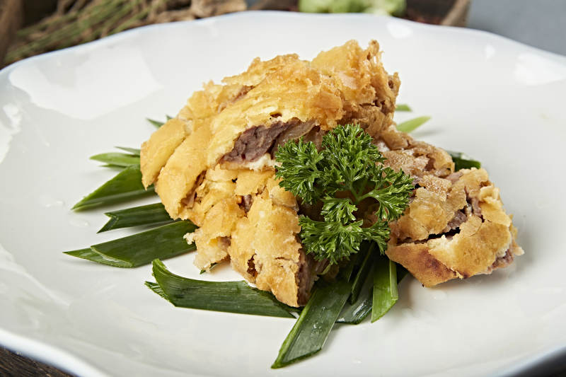 香炸牛肋脱骨肉图片