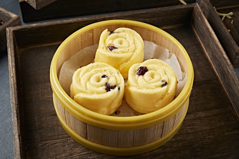 香蒸蓝莓蛋糕图片