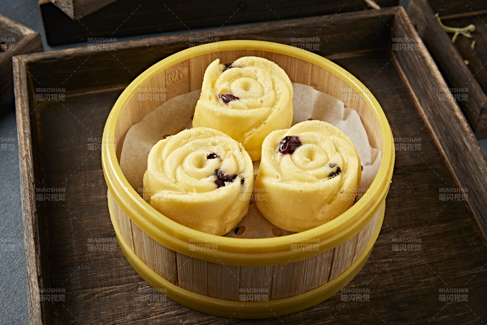 香蒸蓝莓蛋糕图片