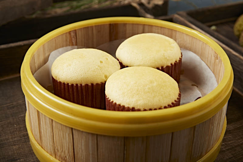 港式茶餐蒸纸杯蛋糕图片