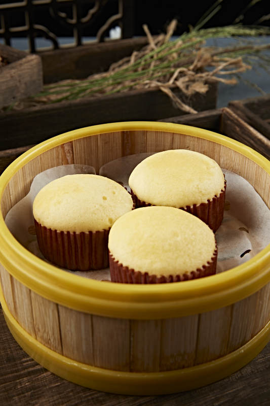 港式茶餐蒸纸杯蛋糕图片