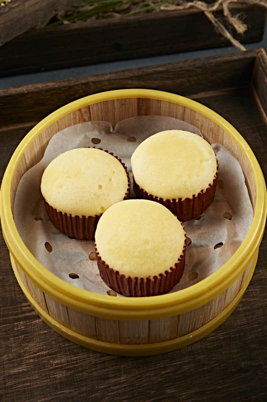 港式茶餐蒸纸杯蛋糕图片