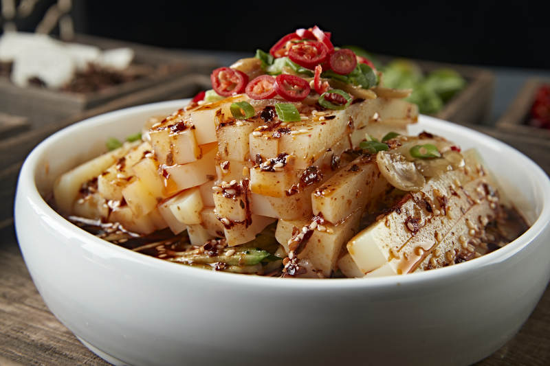 浇汁山西大同小媳妇凉粉图片