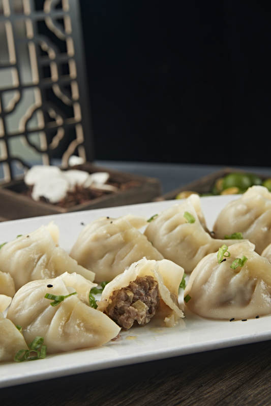 蒙古族没事羊肉蒸饺图片