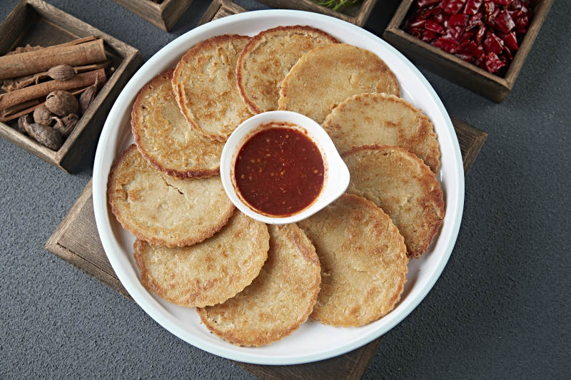 美味油煎土豆泥饼图片