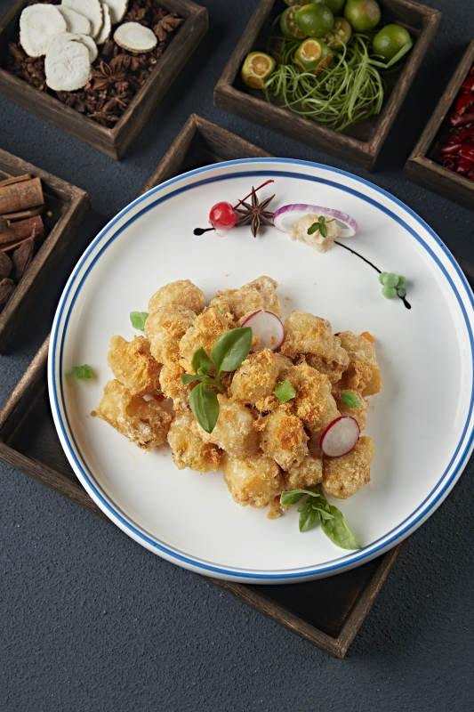 咸蛋黄肉松焗南瓜图片