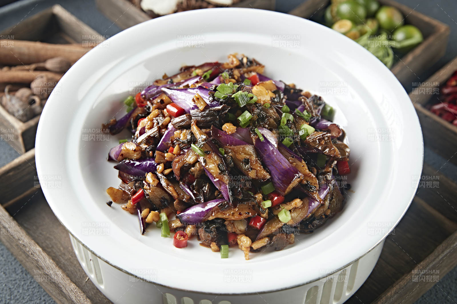 肉沫蒜香烧茄子图片