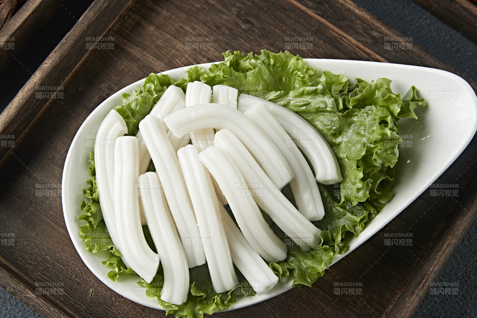 火锅食材超粗花状土豆粉图片