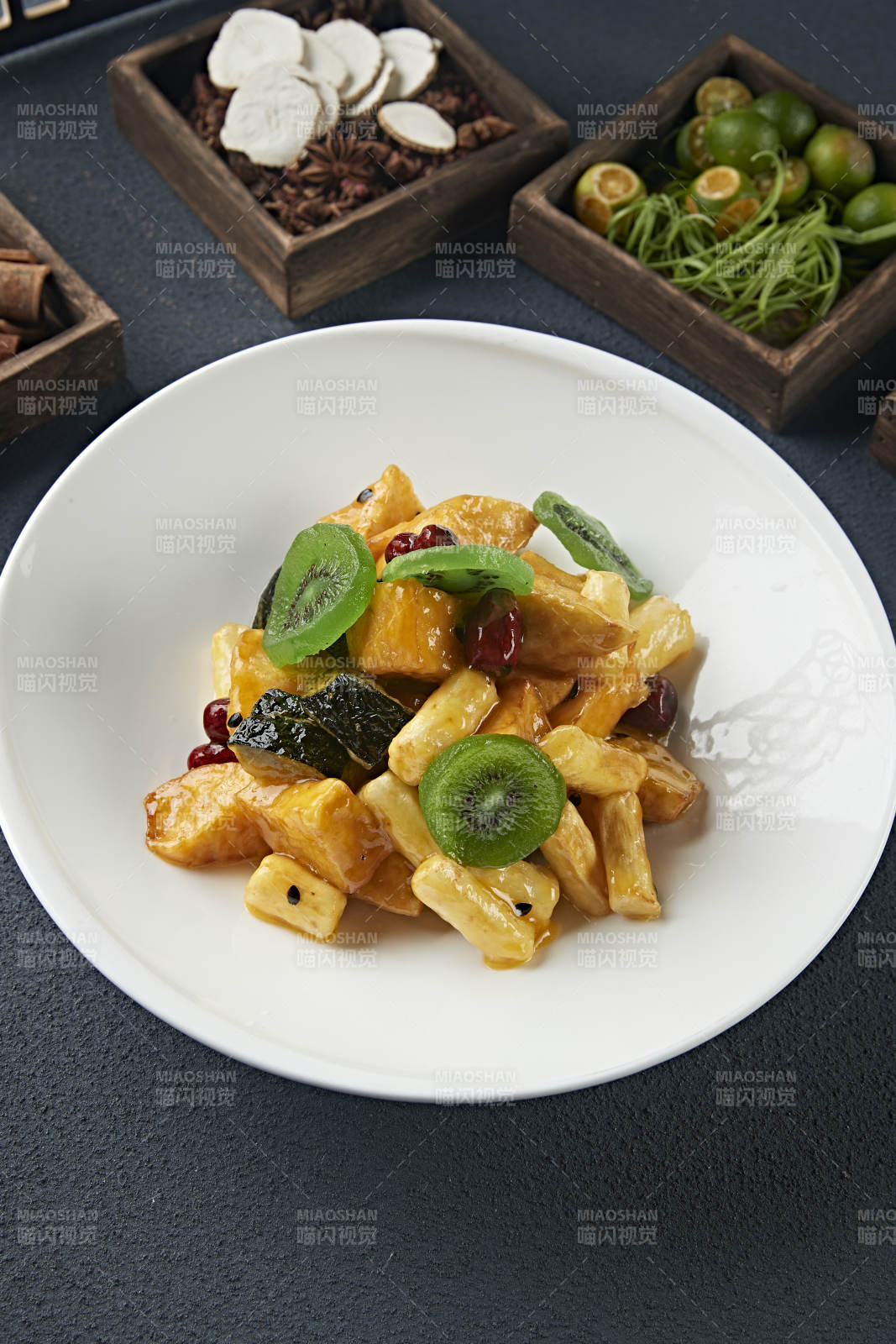 拔丝蜜饯 南瓜红薯香蕉山药蜜枣猕猴桃图片