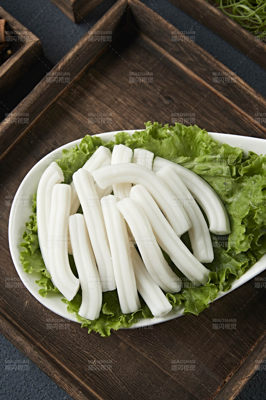 火锅食材超粗花状土豆粉图片