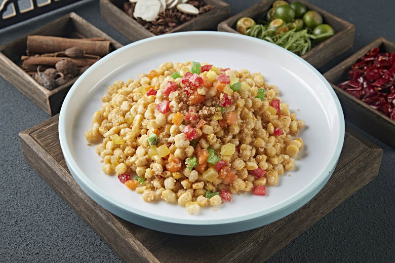 蜜饯果脯金沙甜玉米图片