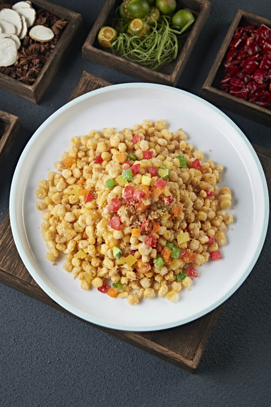 蜜饯果脯金沙甜玉米图片