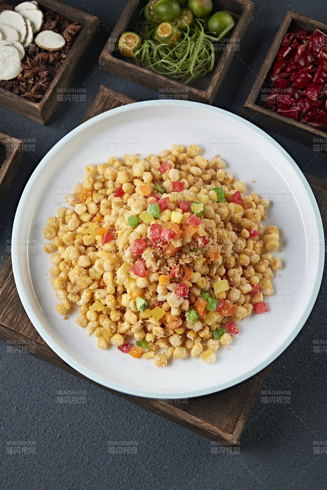 蜜饯果脯金沙甜玉米图片