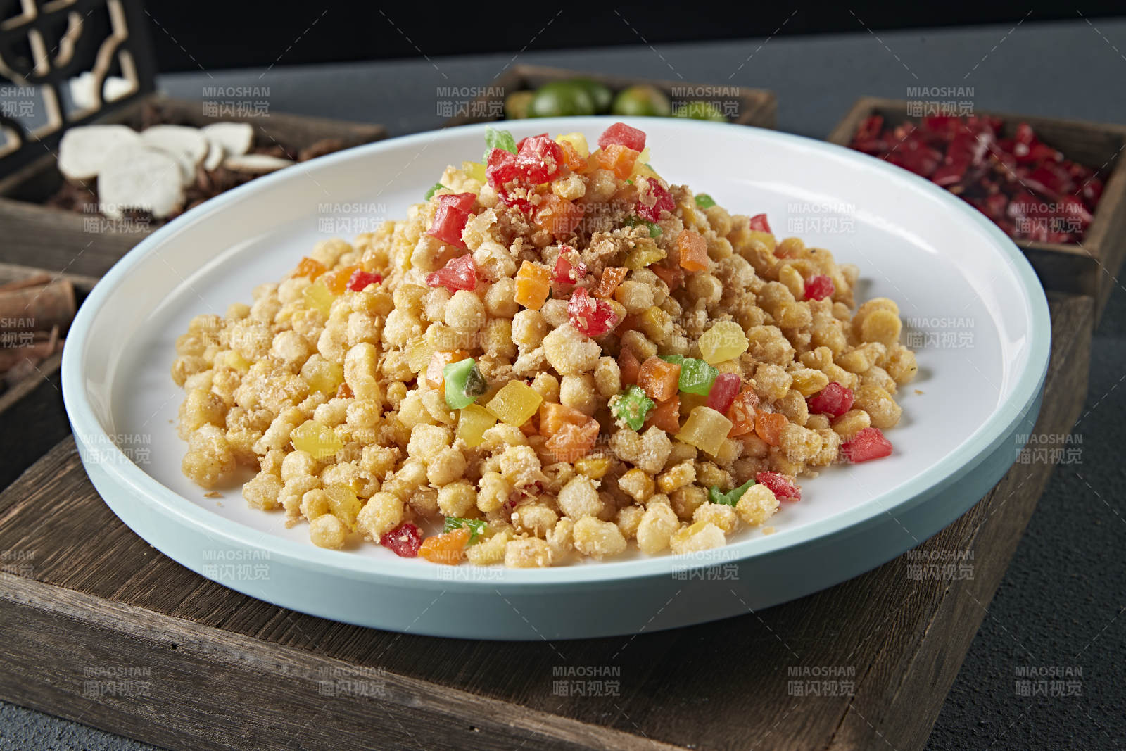 蜜饯果脯金沙甜玉米图片