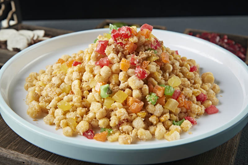 蜜饯果脯金沙甜玉米图片