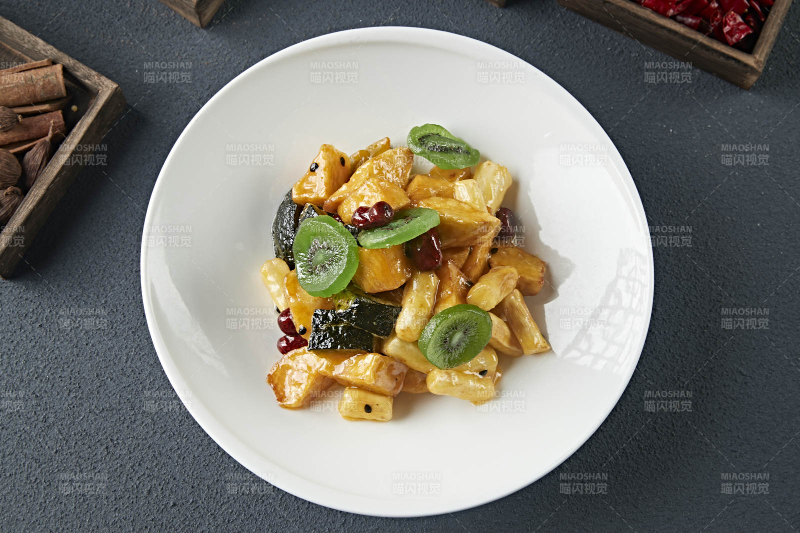 拔丝蜜饯 南瓜红薯香蕉山药蜜枣猕猴桃图片