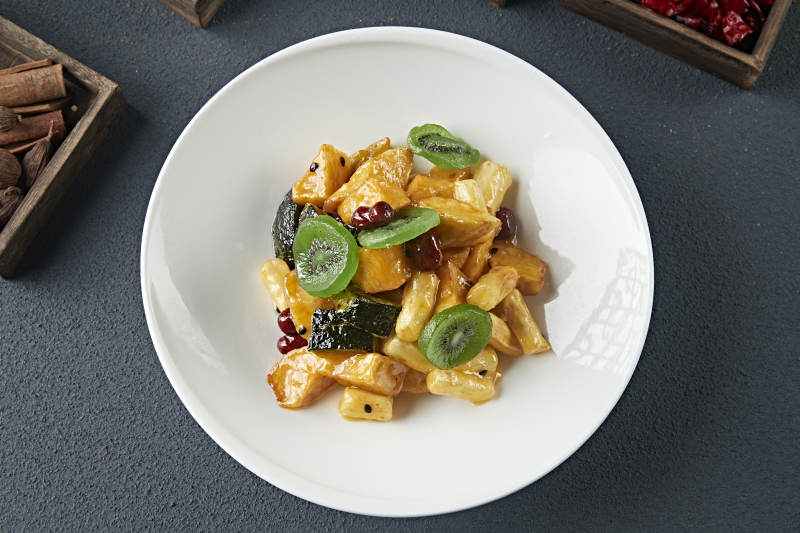 拔丝蜜饯 南瓜红薯香蕉山药蜜枣猕猴桃图片