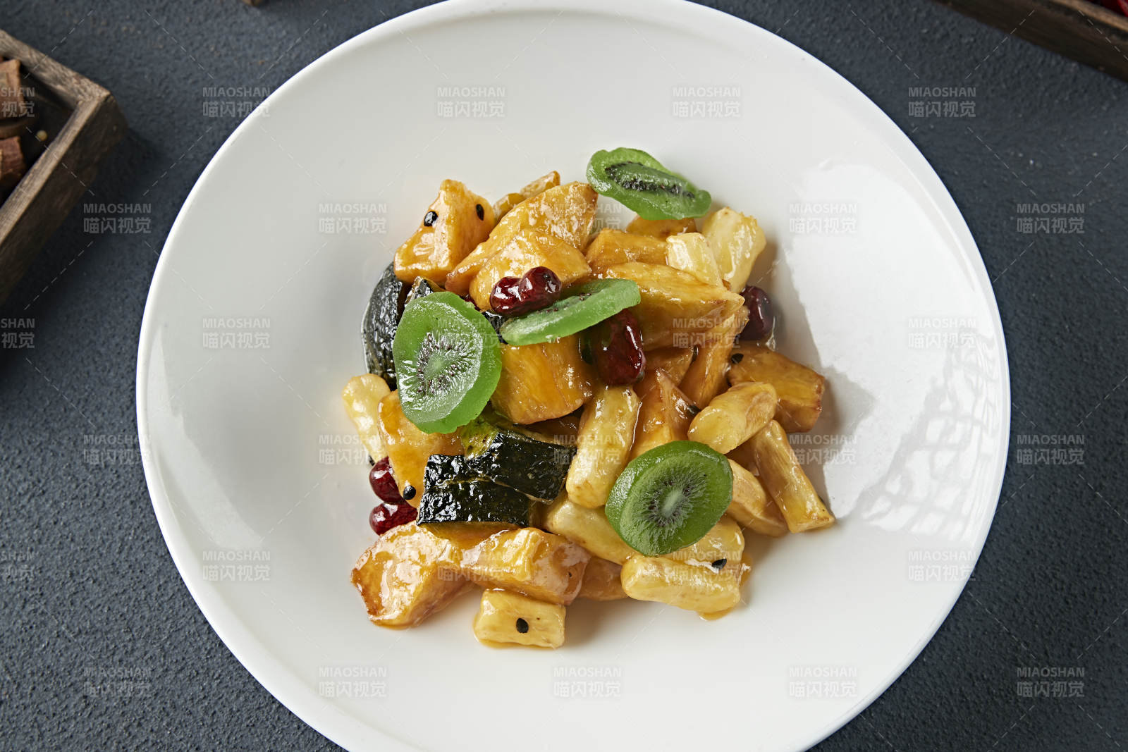 拔丝蜜饯 南瓜红薯香蕉山药蜜枣猕猴桃图片