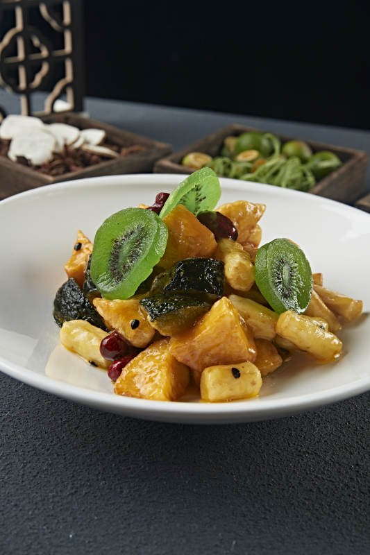 拔丝蜜饯 南瓜红薯香蕉山药蜜枣猕猴桃图片