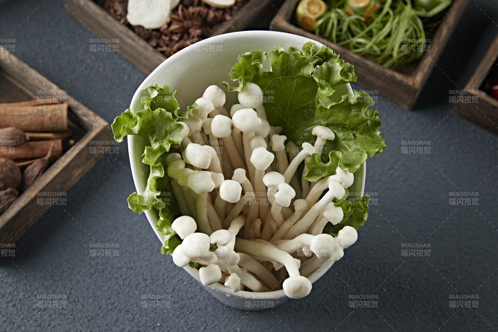 火锅食材海鲜菇图片