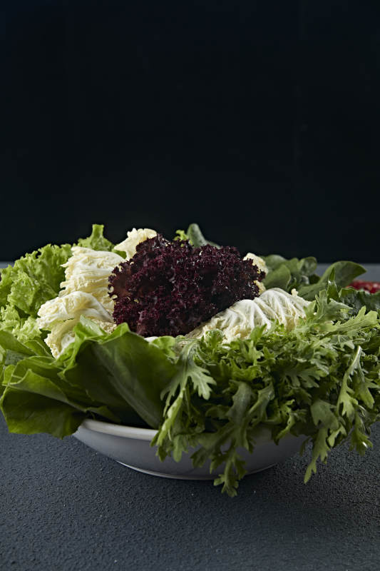 火锅食材蔬菜拼盘图片