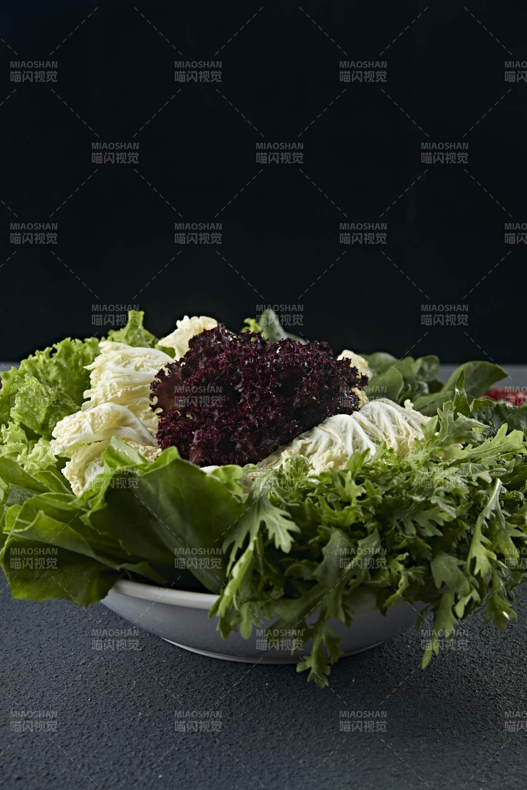 火锅食材蔬菜拼盘图片