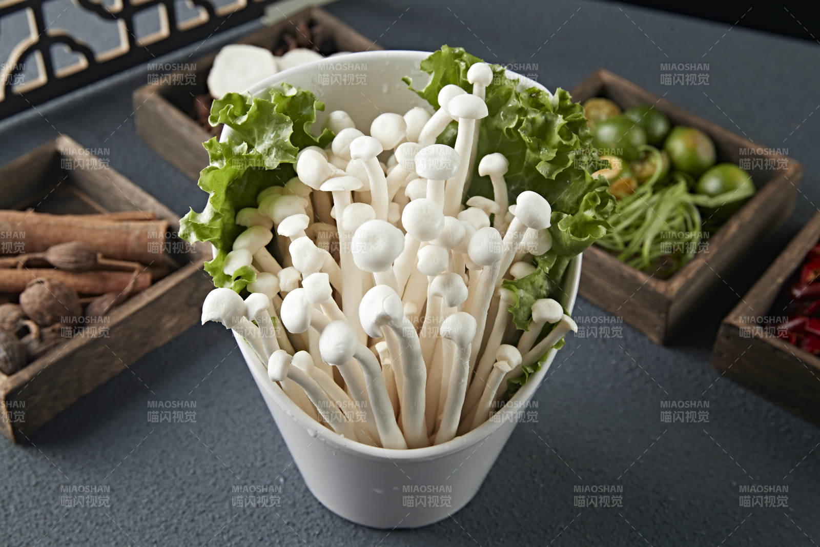 火锅食材海鲜菇图片