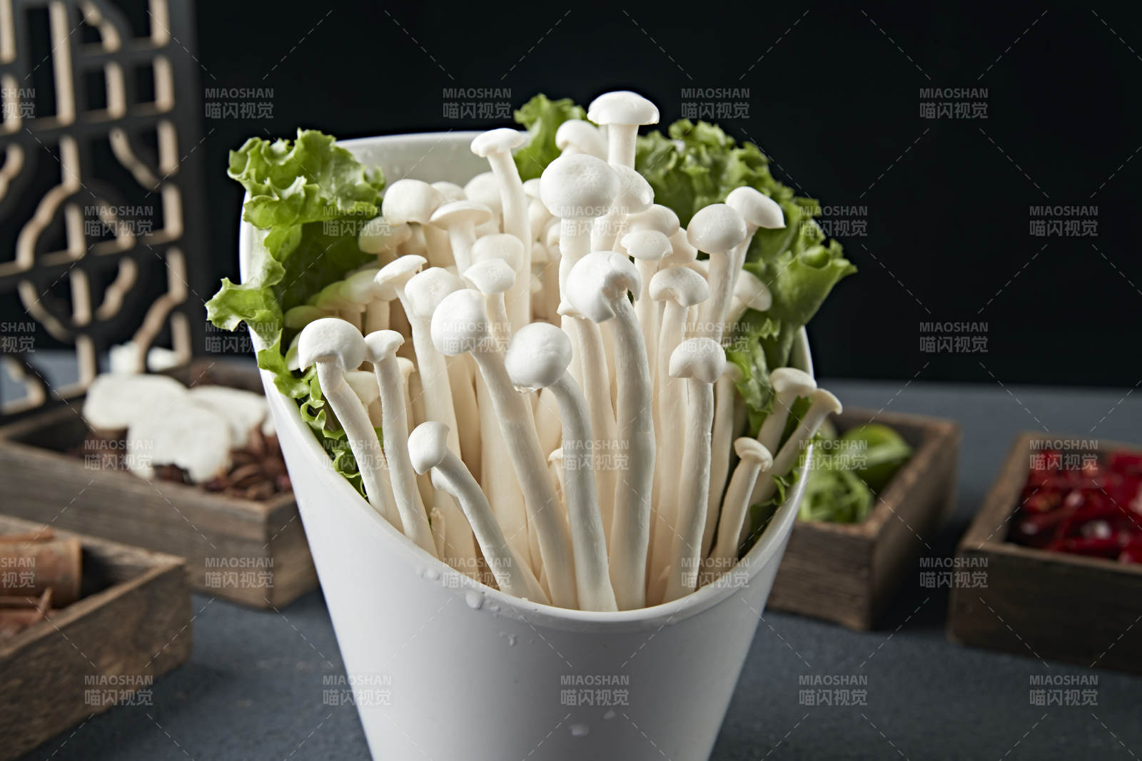 火锅食材海鲜菇图片