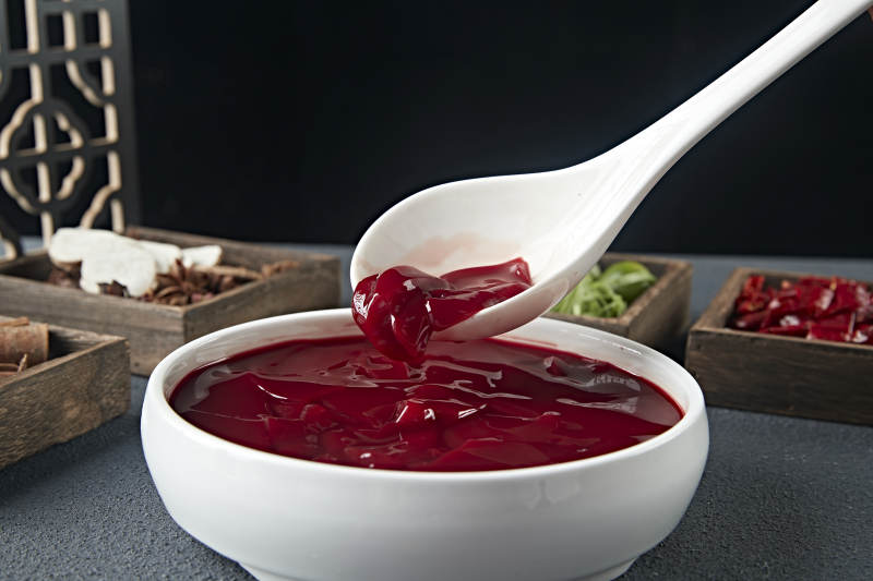 美味火锅食材新鲜鸭血图片