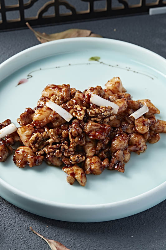 酱爆桃仁葱香虾仁鸡丁 鸡里蹦图片