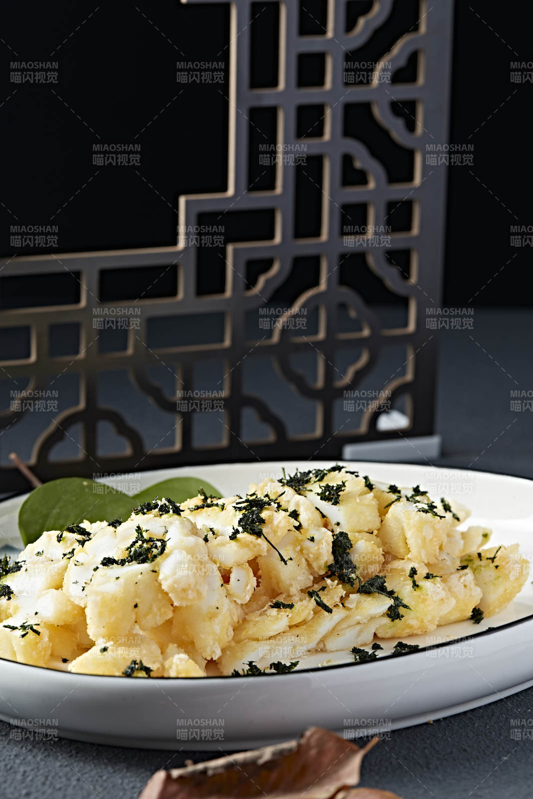 金沙咸蛋黄焗花枝大鱿鱼图片