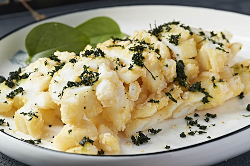 金沙咸蛋黄焗花枝大鱿鱼图片