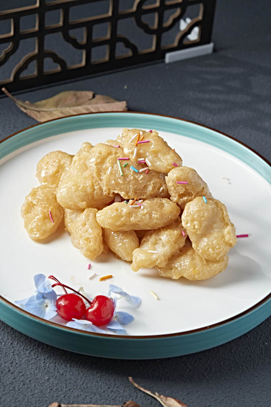 甜蜜油炸泡泡虾 气泡虾图片