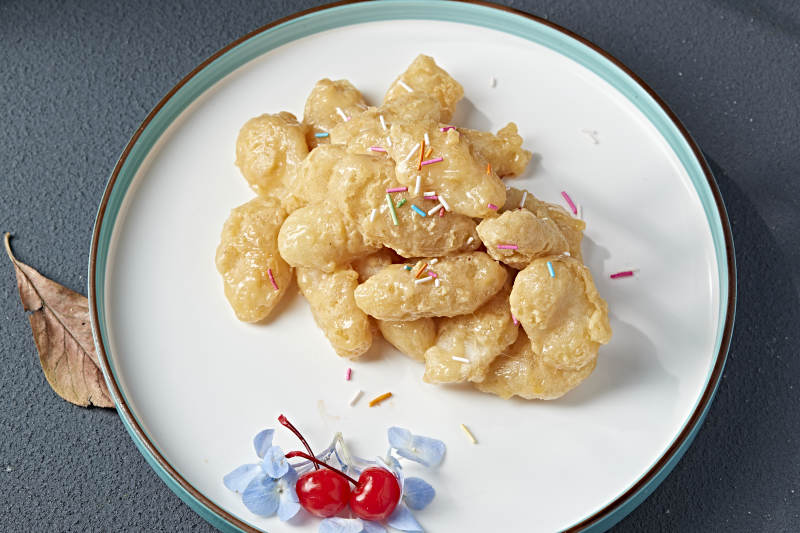 甜蜜油炸泡泡虾 气泡虾图片