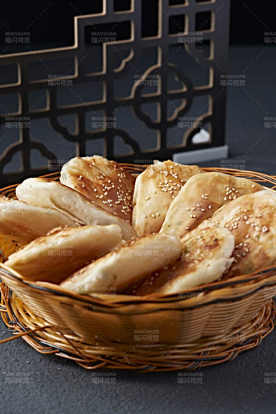 香酥油煎葱香口袋饼图片