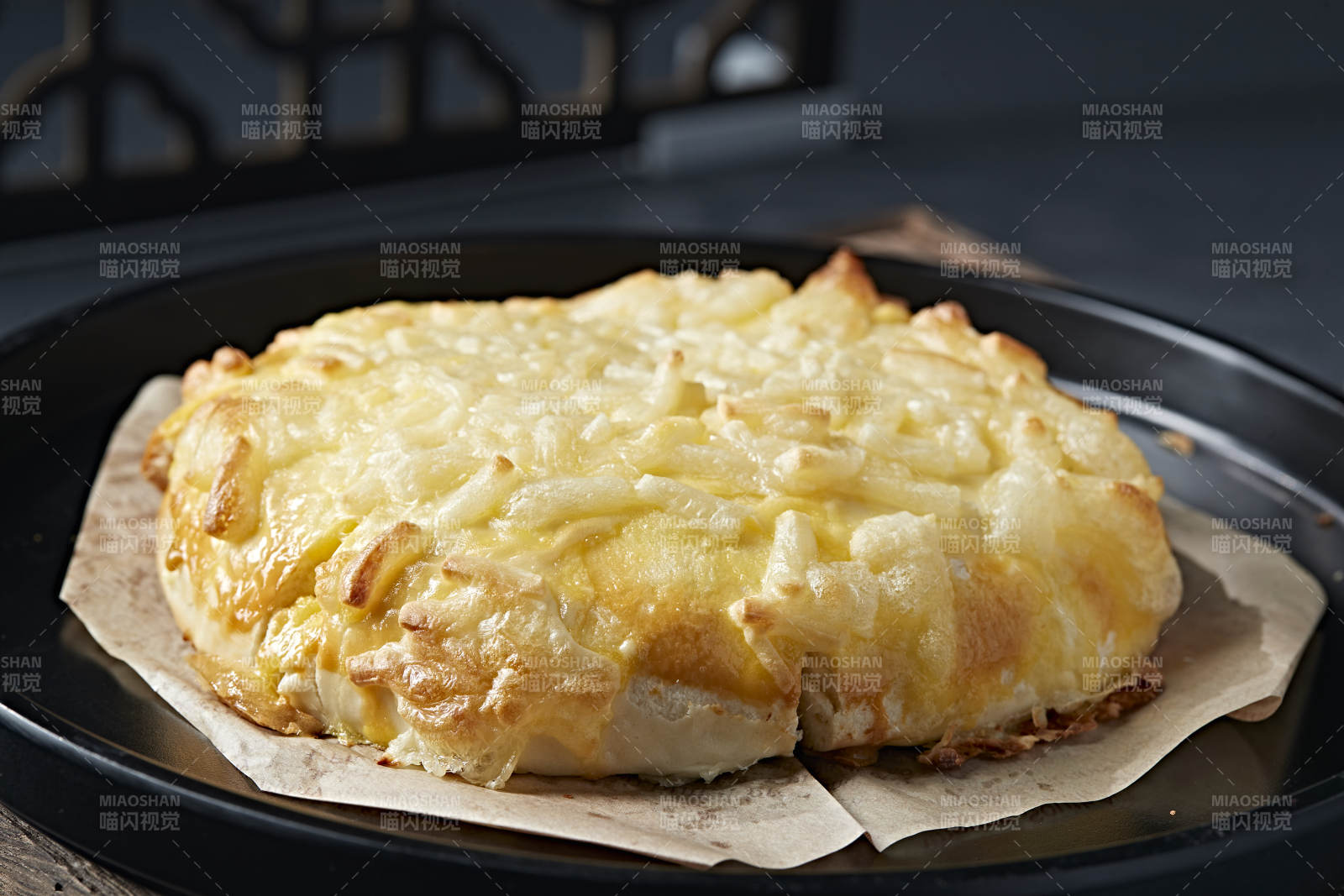 奶香芝士焗榴莲饼图片