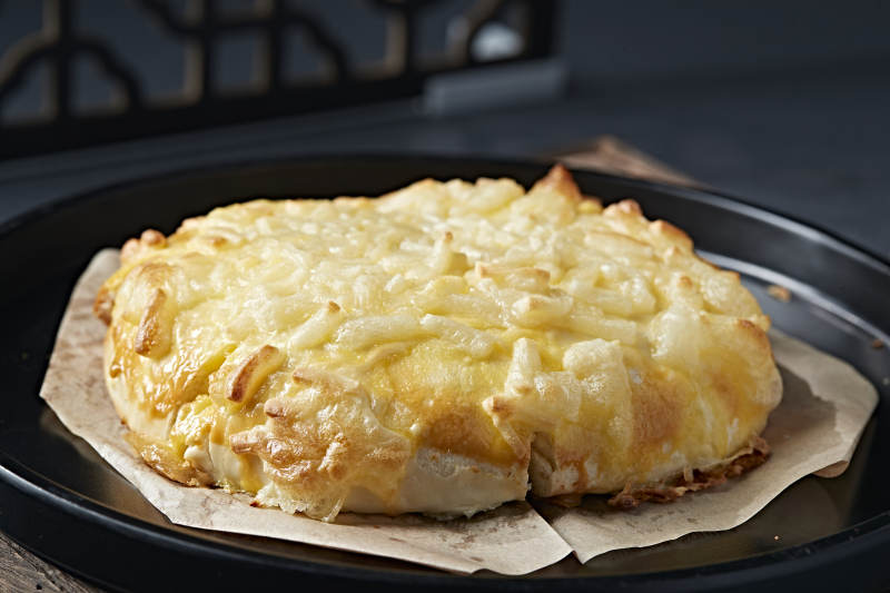 奶香芝士焗榴莲饼图片