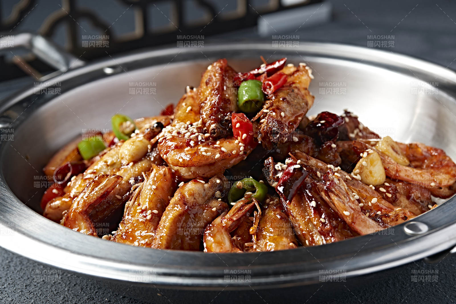麻辣香锅鸡翅大虾图片
