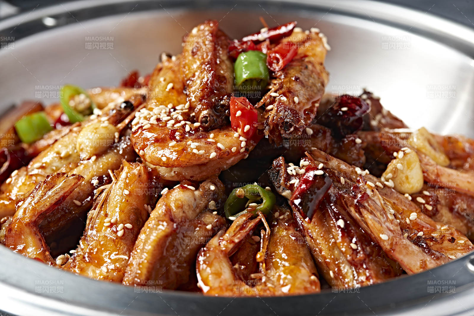 麻辣香锅鸡翅大虾图片