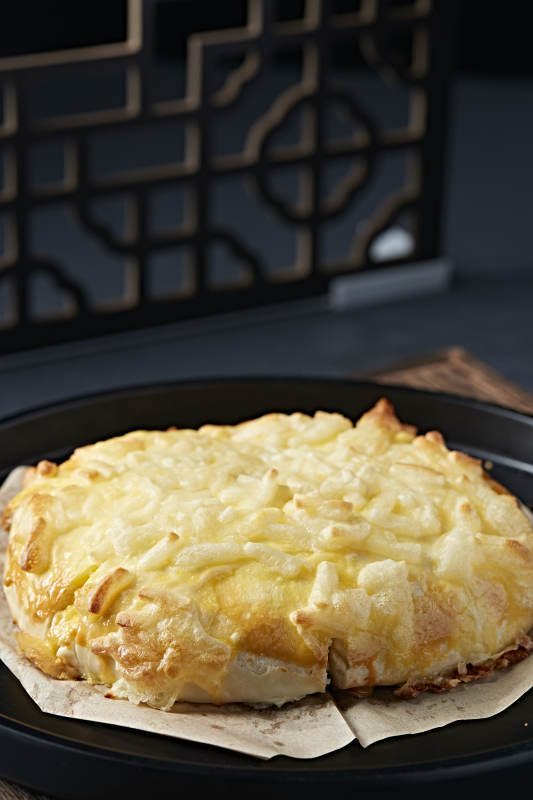 奶香芝士焗榴莲饼图片