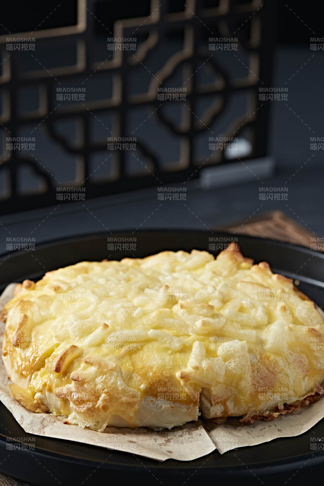 奶香芝士焗榴莲饼图片