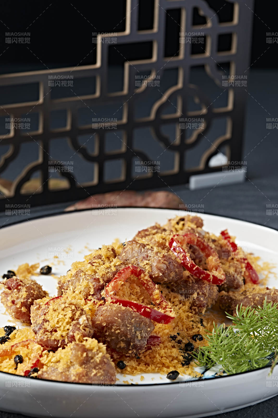 避风塘豆豉香炸蒜香骨图片