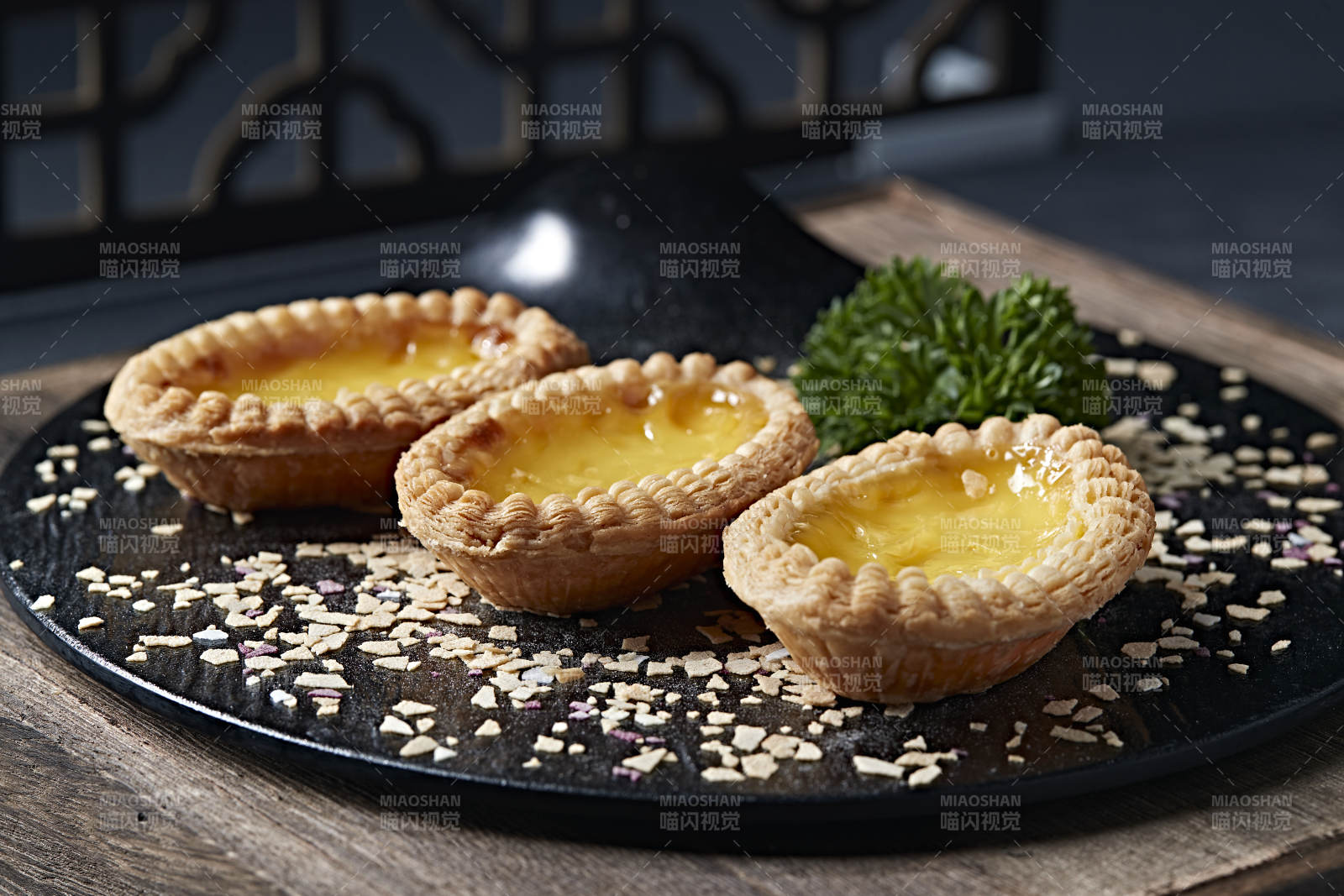 港式茶餐香酥葡式蛋挞图片