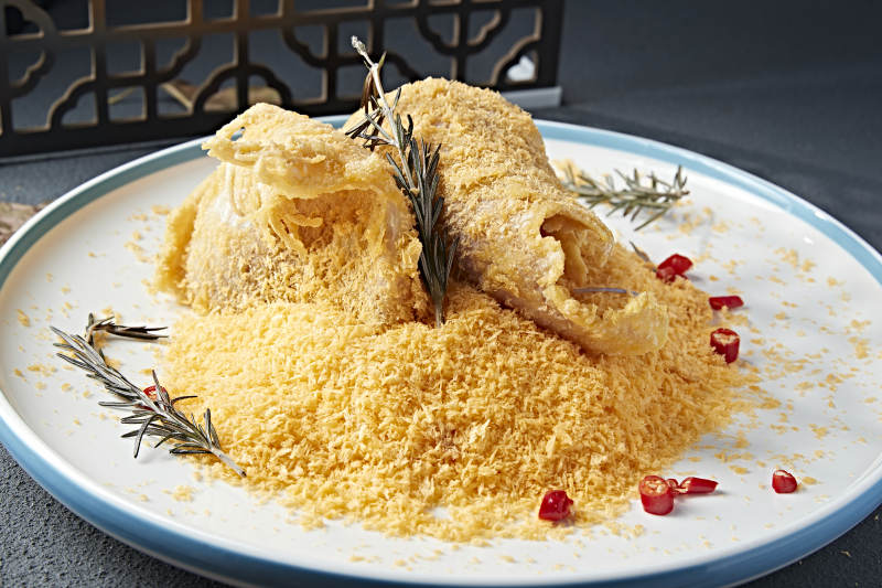 避风塘油炸鲽鱼身鲽鱼尾图片