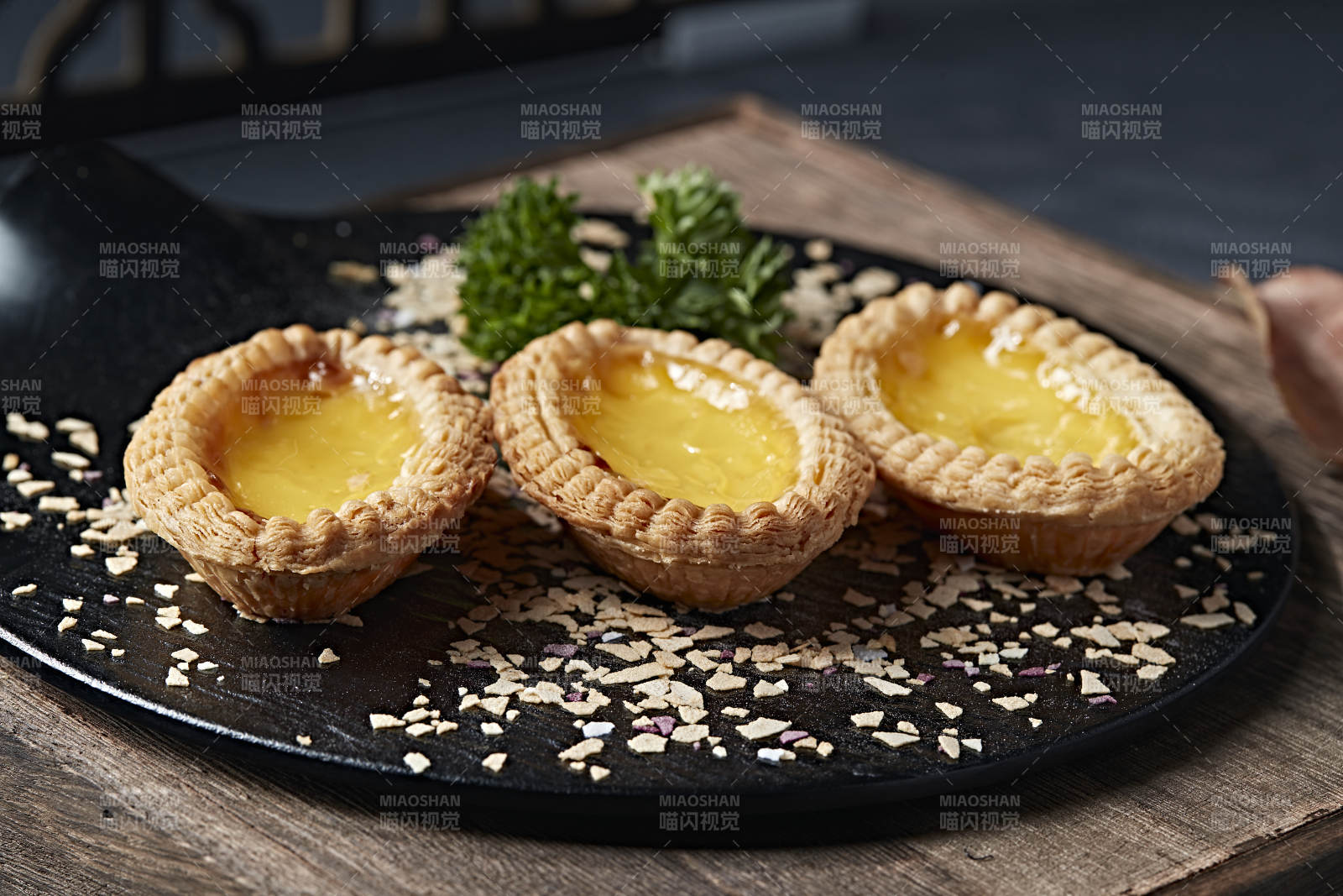 港式茶餐香酥葡式蛋挞图片