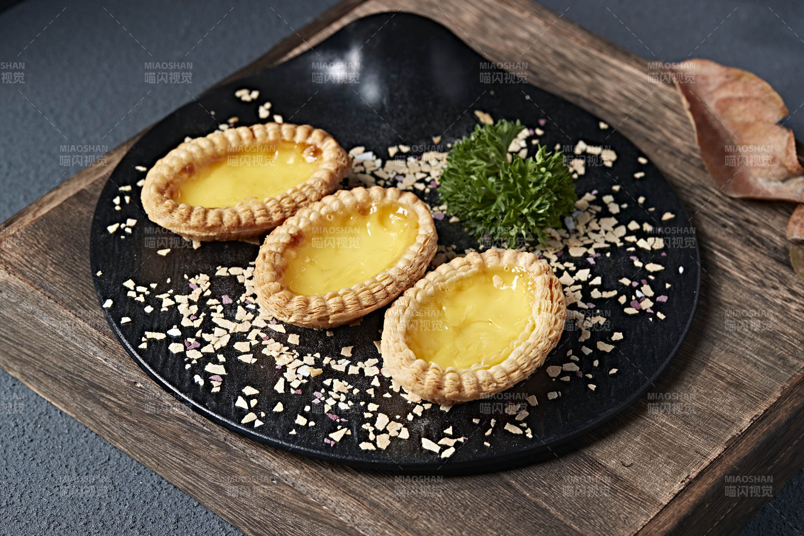 港式茶餐香酥葡式蛋挞图片