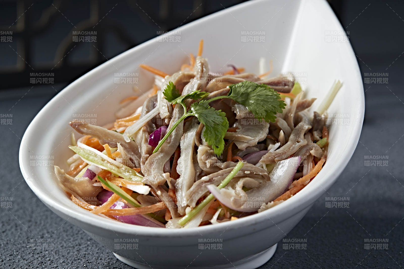 美味凉菜三丝拌猪肚图片