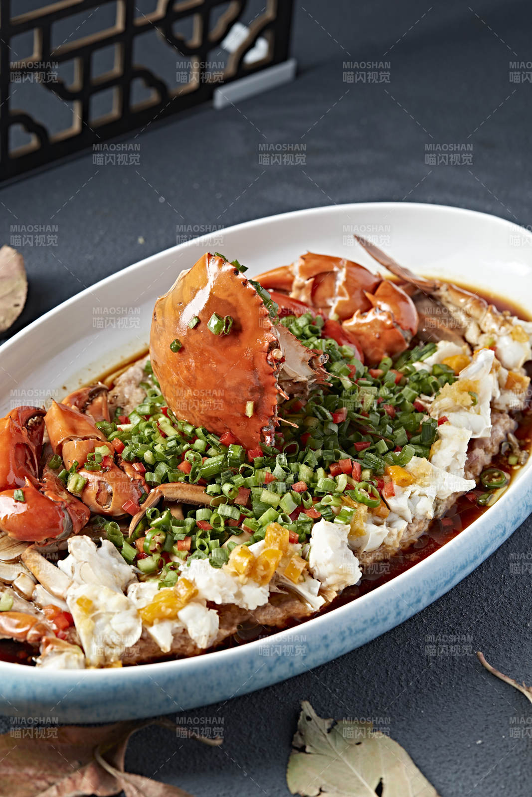 韭香豉油蒸膏蟹图片