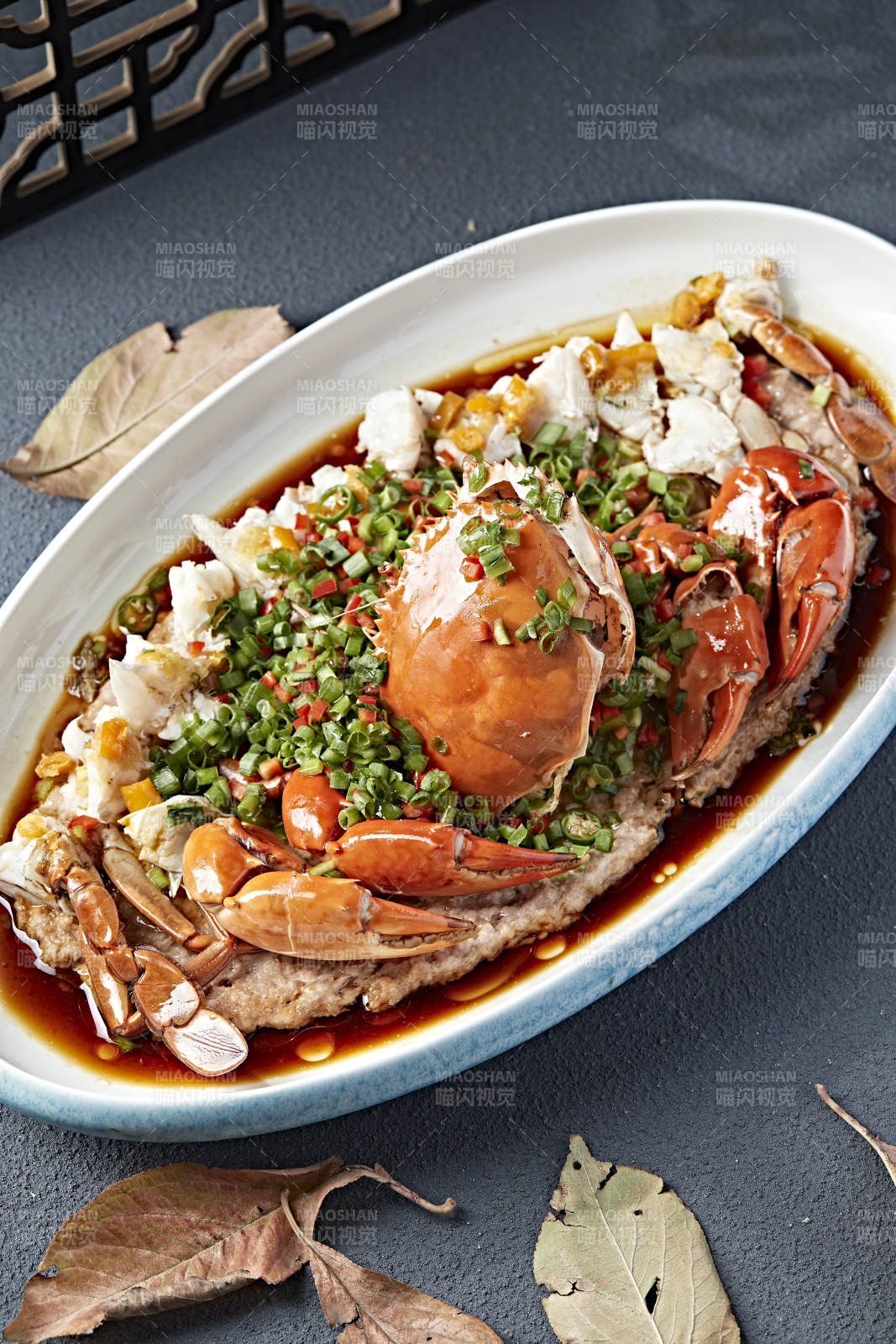 韭香豉油蒸膏蟹图片
