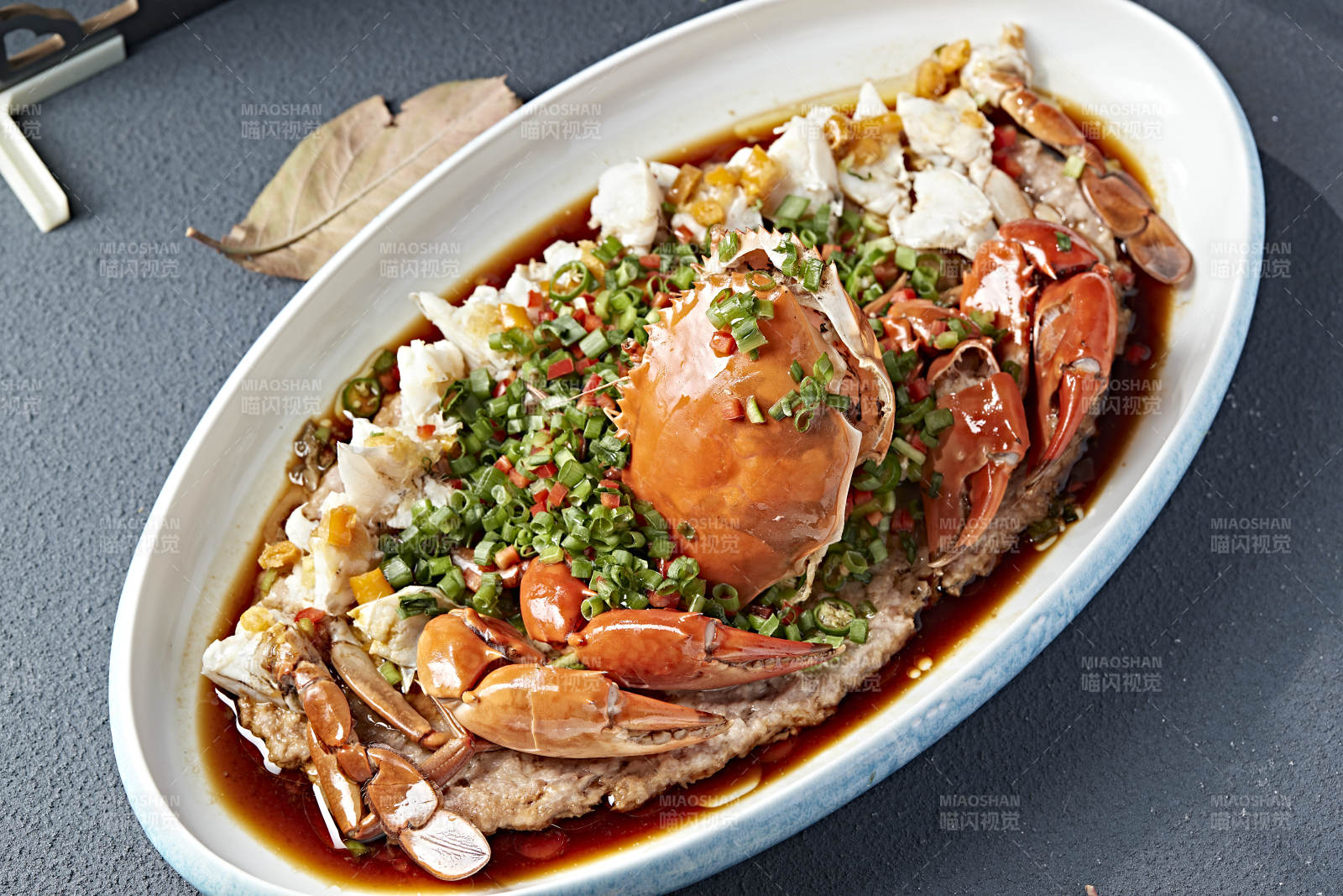 韭香豉油蒸膏蟹图片